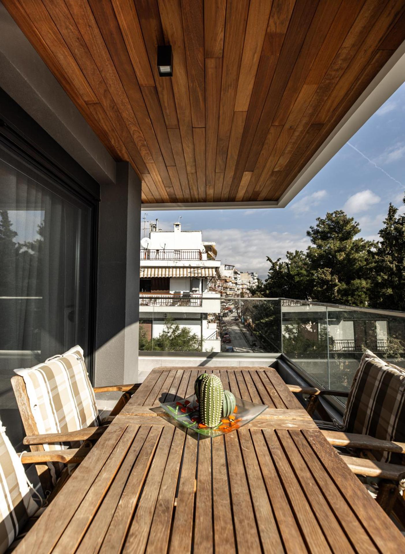 Cozy Apartment In Kalamaria, Tesalónica Exterior foto